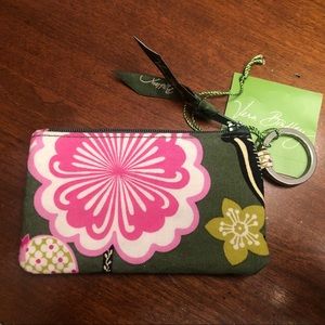 NWT Vera Bradley Zip ID Case Olivia Pink